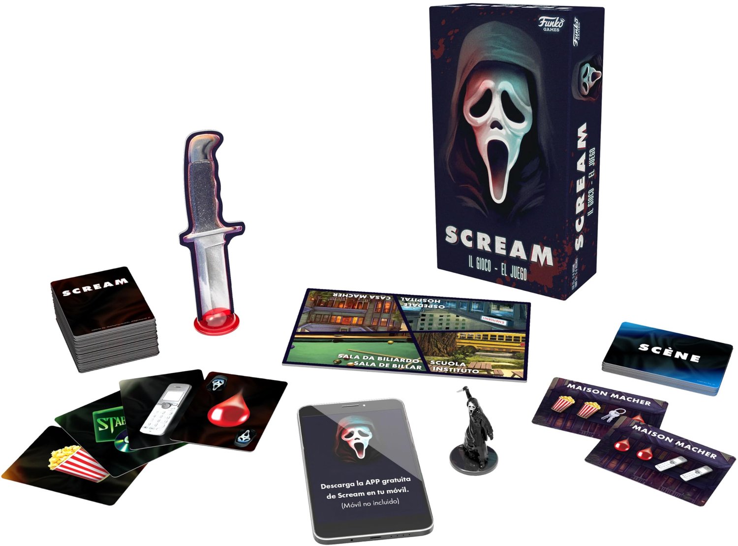 Coöperatief Bordspel met Ghost Face Thema