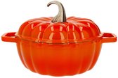 Silvercrest Gietijzeren Pompoenpan, - Ø24 cm - 3 L - Temperatuurbestendig: tot 260 °C - Coating: emaille - Geschikt voor: alle soorten kookplaten