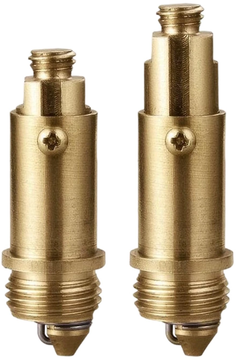 Set van 2 Messing Afvoerveren - Vervangende Click Clack voor Wastafel