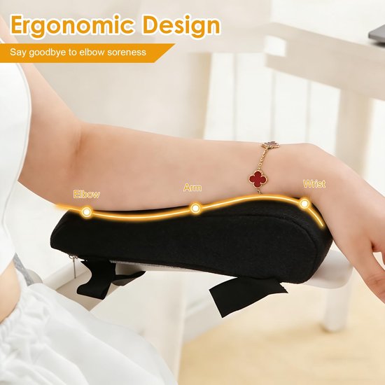 Ergonomische Geheugenfoam Armleuningkussens voor Stoelen — afbeelding 4