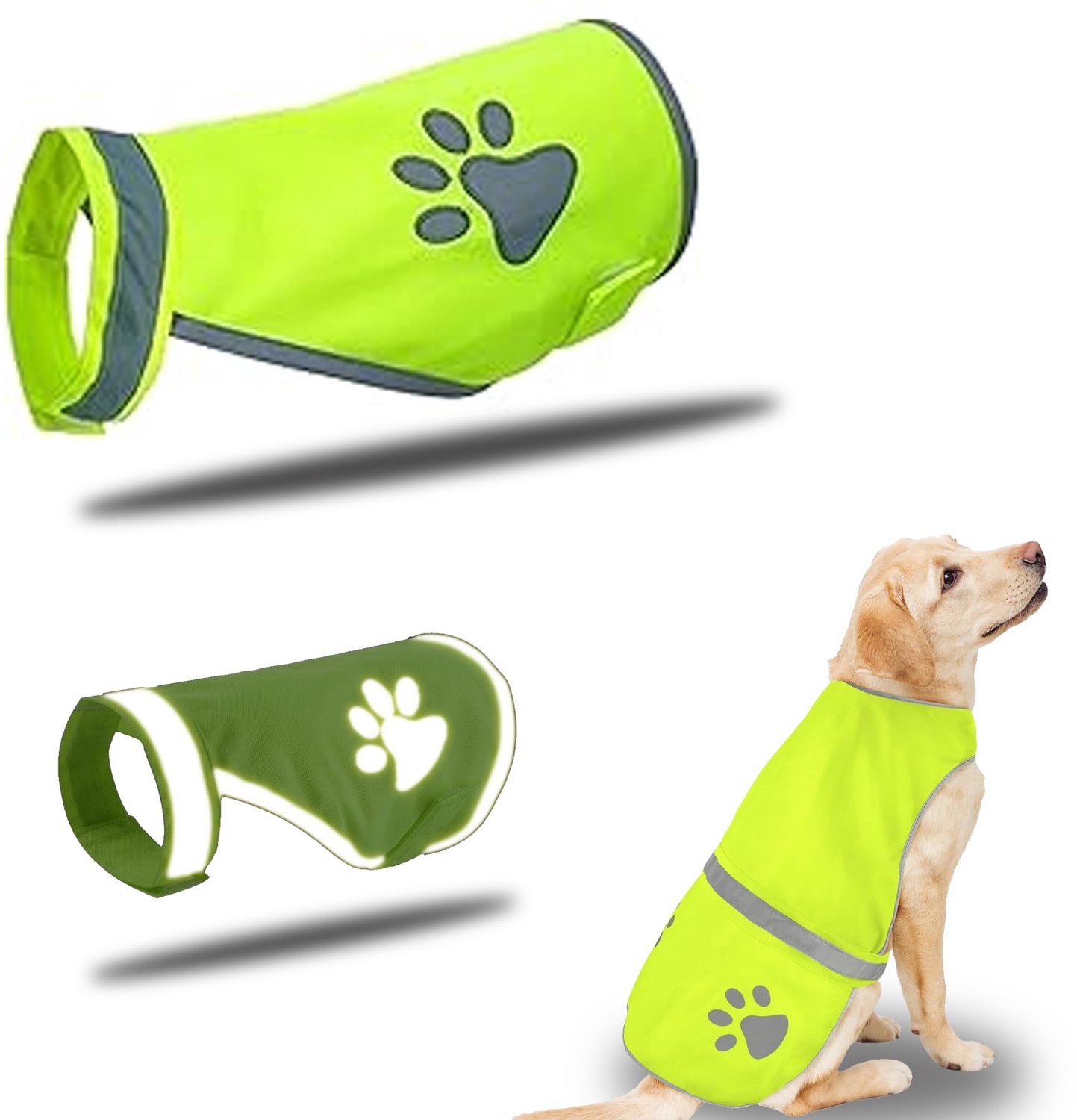 Reflecterende Veiligheidsvest voor Honden, Maat M