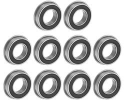Flenskogellagers F6800-2RS - 10 x 19 x 5 mm - dubbel verzegeld - ideaal voor 3D-printers - 10 stuks - ServiceTopper