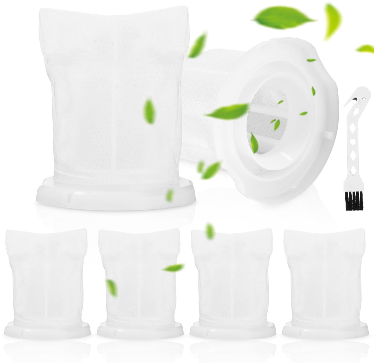 Set van 6 Vervangfilters voor Draadloze Stofzuiger