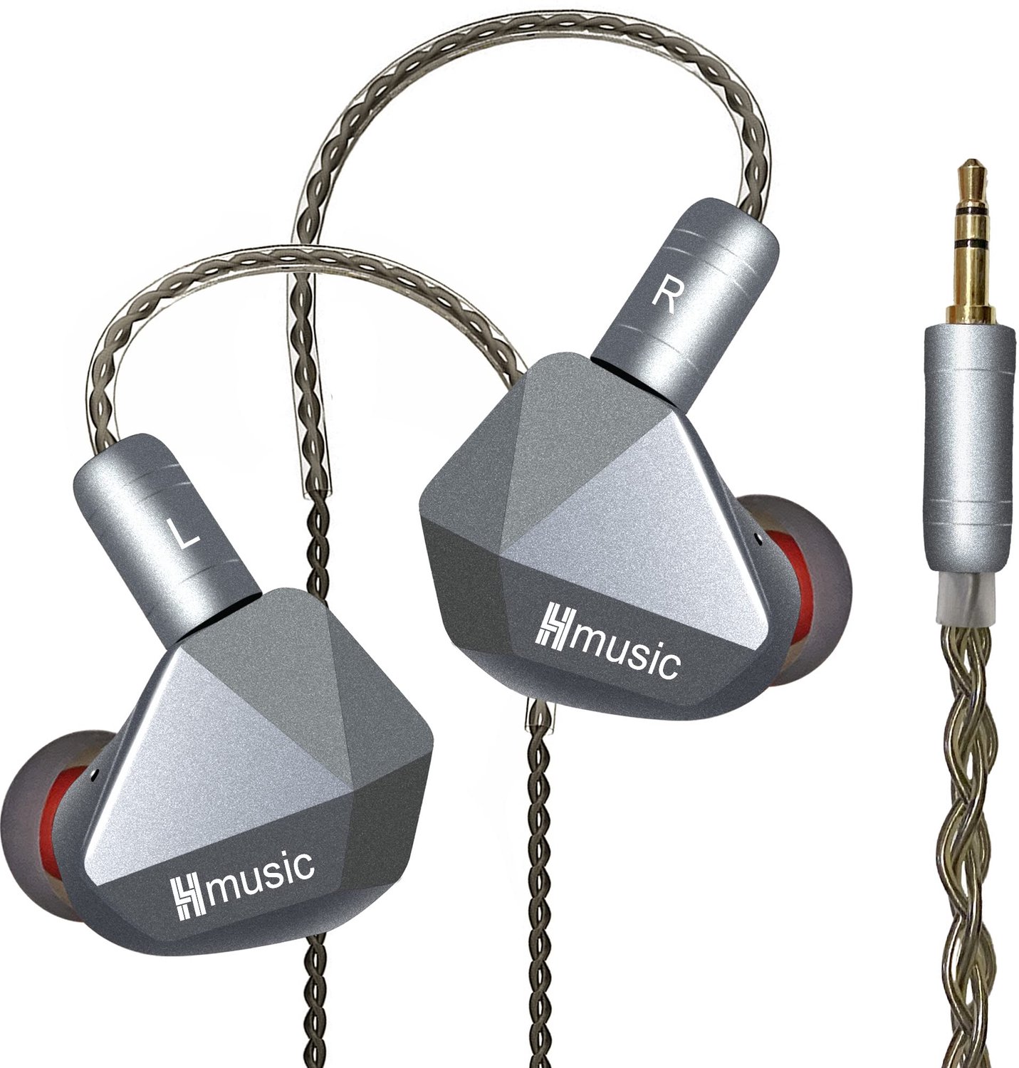 HiFi Stereo In-Ear Monitor Koptelefoon met Afneembare Kabel