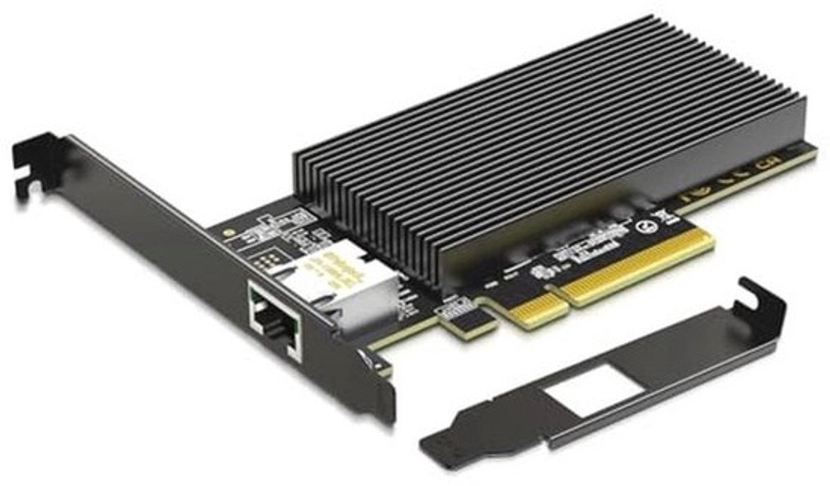 Image of 10 GB PCI-E RJ45-netwerkkaart - GigaPlus Ethernet-adapter voor Windows/Linux/ESX