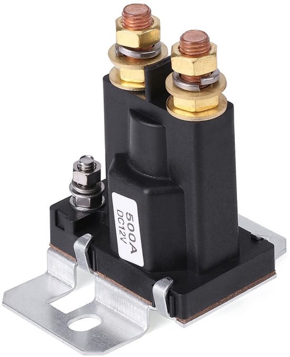 Allecto - Auto-relais - Relais - 500 A - 12 V - Batterijbesparing - Voorkomt ontlading - Universeel gebruik
