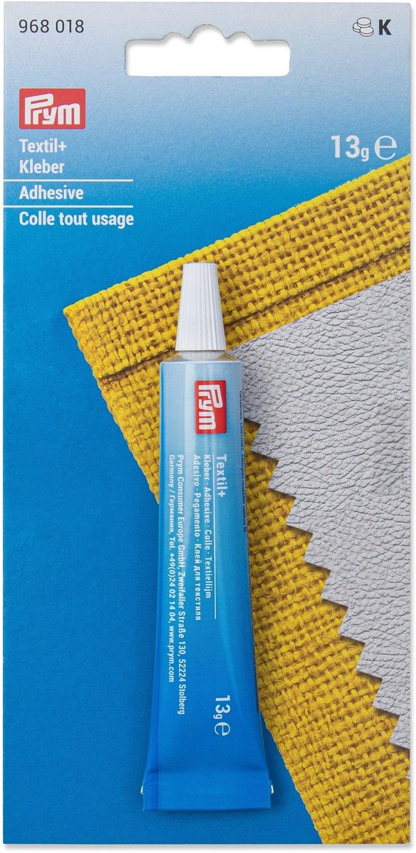 Textiel Lijm 'Textiel+' - 13g Transparant