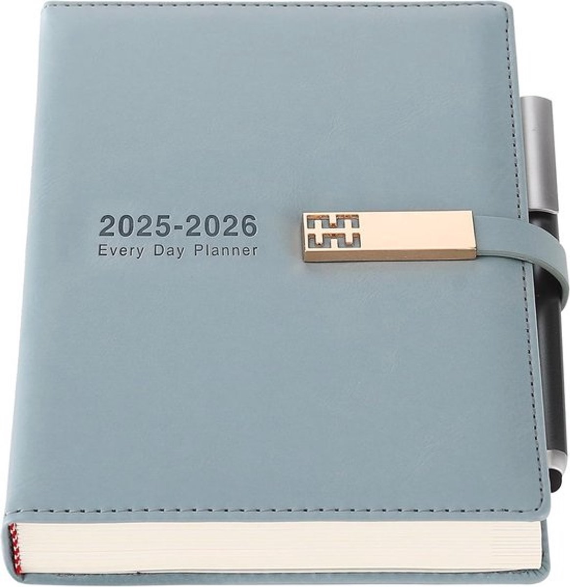 Academisch Dagboek 2025-2026 - A5 Dagplanner met kleurrijke tabs en pen