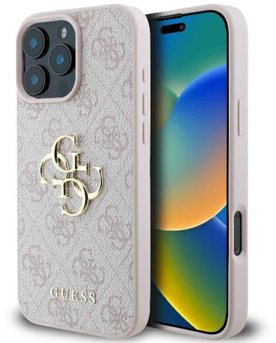 Beschermcase voor iPhone 16 Pro Roze Hard Case