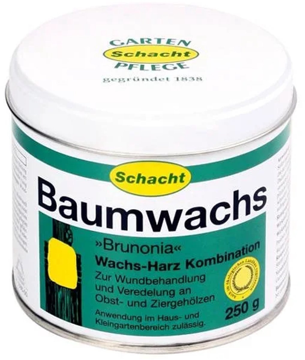 Schacht Boomwas Brunonia, 250 gr. blik