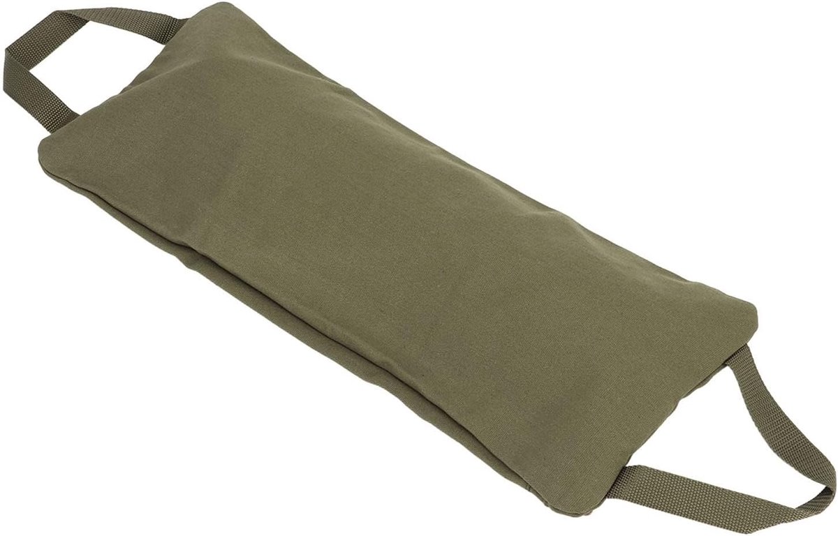 Zandzak, Militaire Groene Yoga Zandzak met Handvat Draagbare Vulbare Yoga Canvas Zandzakken voor Yoga Gewichten en Training