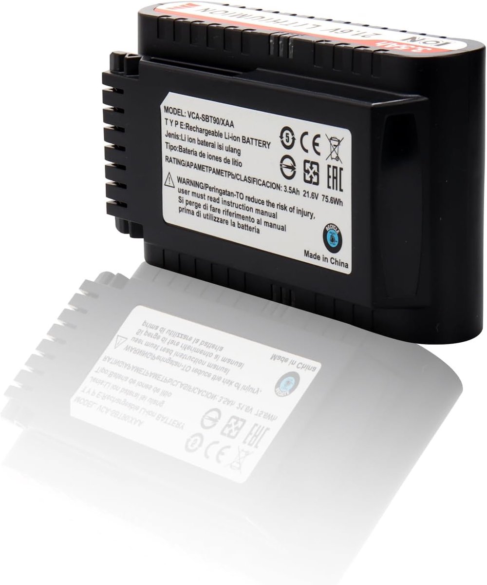 3500 mAh nieuwe oplaadbare reservebatterij VCA-SBT90/XAA, compatibel met Samsung Jet 75, 75+, 75 Pet, Jet 90, 90+ serie, voor draadloze stofzuiger VS20R9046T3/AA VS20T7536T5/AA accu