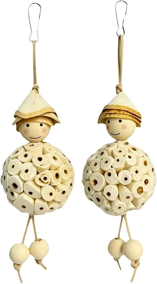 Speelgoed 2 Stuks Kooi Accessoires Valkparkiet