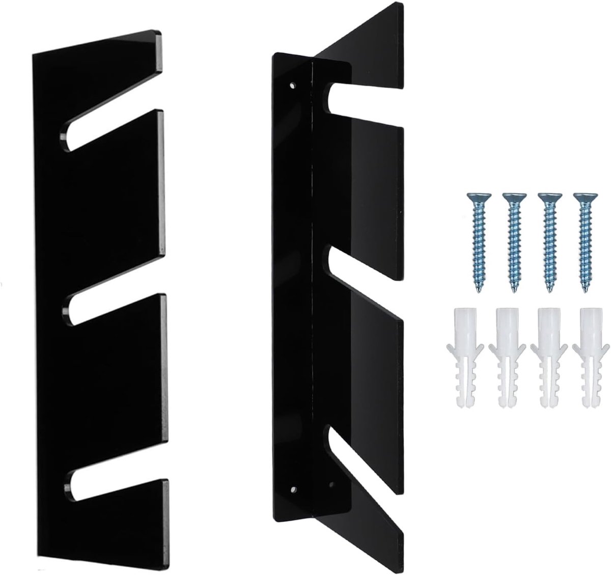 Wandmontage Acryl 3-laags Snowboard Display Opbergplank voor Garage Woonkamer Organiseer en presenteer uw boardcollectie met eenvoudige installatie Duurzaam o