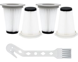 Filters voor Einhell TE-SV 18 Li - wasbaar vouwfilter vervangingsfilter voor accustofzuiger met lange houdbaarheid, incl. reinigingsborstel, geschikt voor model 2347180 (4)