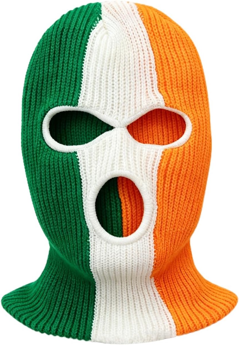 Vlag Balaclava, Volledig Gezichtsmasker, Gebreide Nekwarmer met Kap