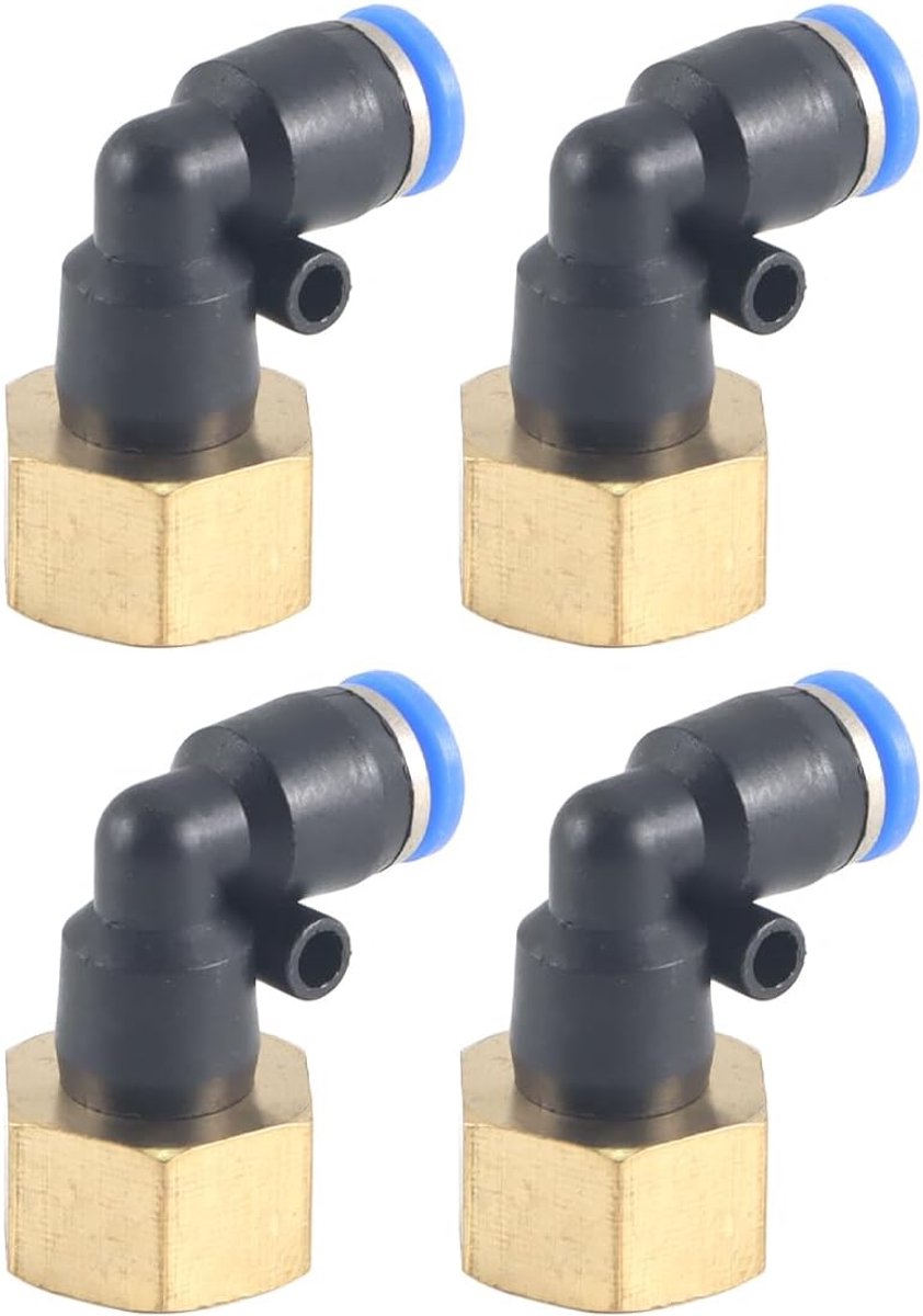 Elleboogfitting, 4 stuks