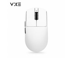VXE Dragonfly R1 SE+ Draadloze Gaming Muis- Draadloos Tri‑modus Muis-Wired/2.4G/BT5.4-ultralicht 51g-PAW3395-18000DPI-Wit