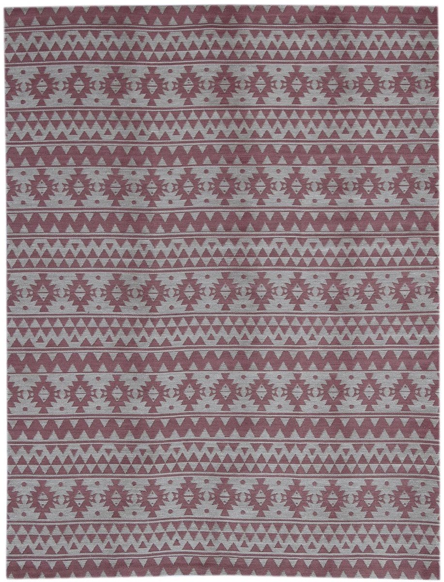 Dutch XXL Buitenkleed | Sunny | Geometrisch | Roze | 80x150 cm | Buitentapijt | Tuintapijt