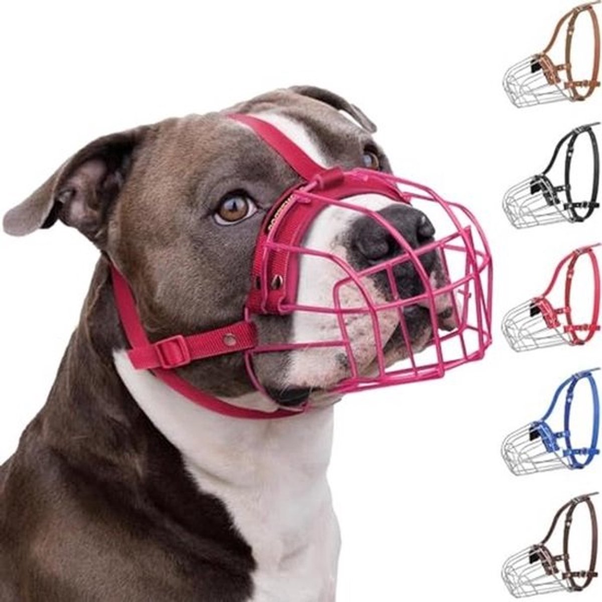 Ademende hondenmuilkorf - Grote honden - Veiligheid en comfort - Training en wandelingen