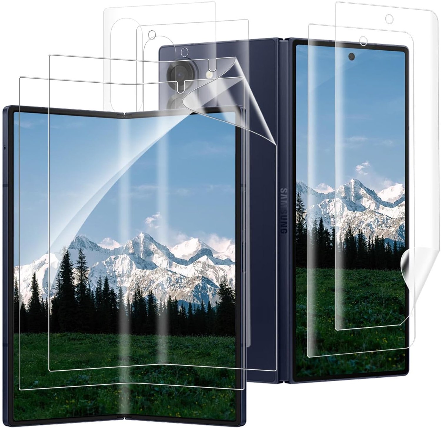 Schermfolie voor Samsung Galaxy Z Fold 6 5G (2+2 stuks)