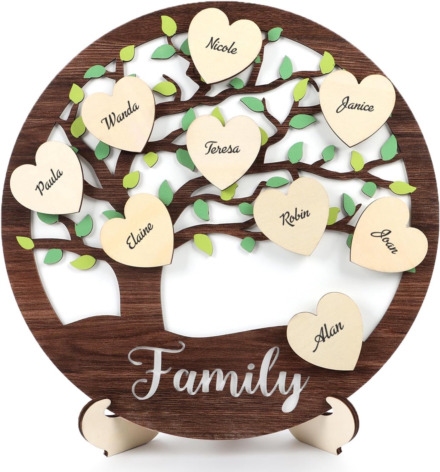DIY home boom ornament decoratie - houten design - persoonlijk te versieren - ideaal voor feestdagen - ShopVlot