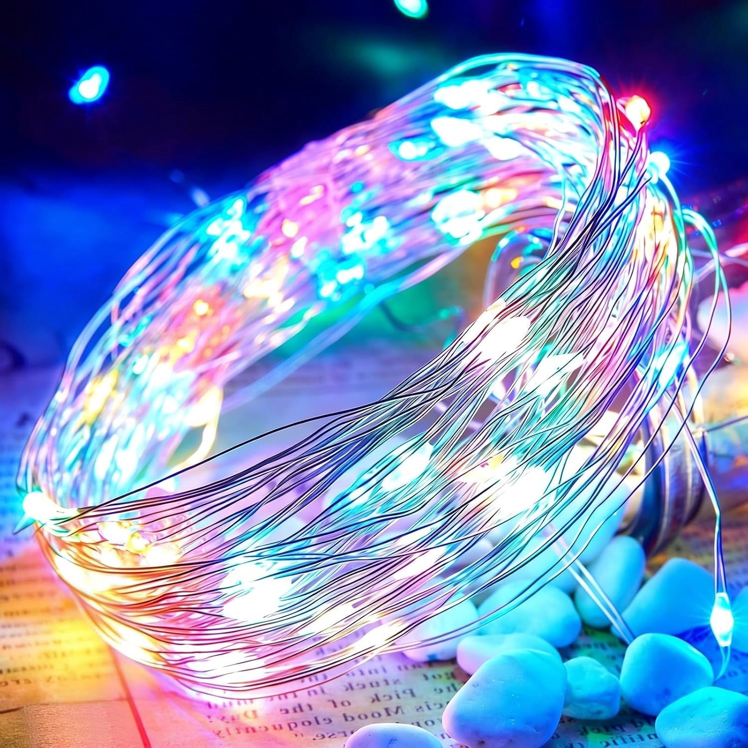 Lichtketting met Timer - Multicolor - 4 m - 40 LED's - Voor Binnengebruik