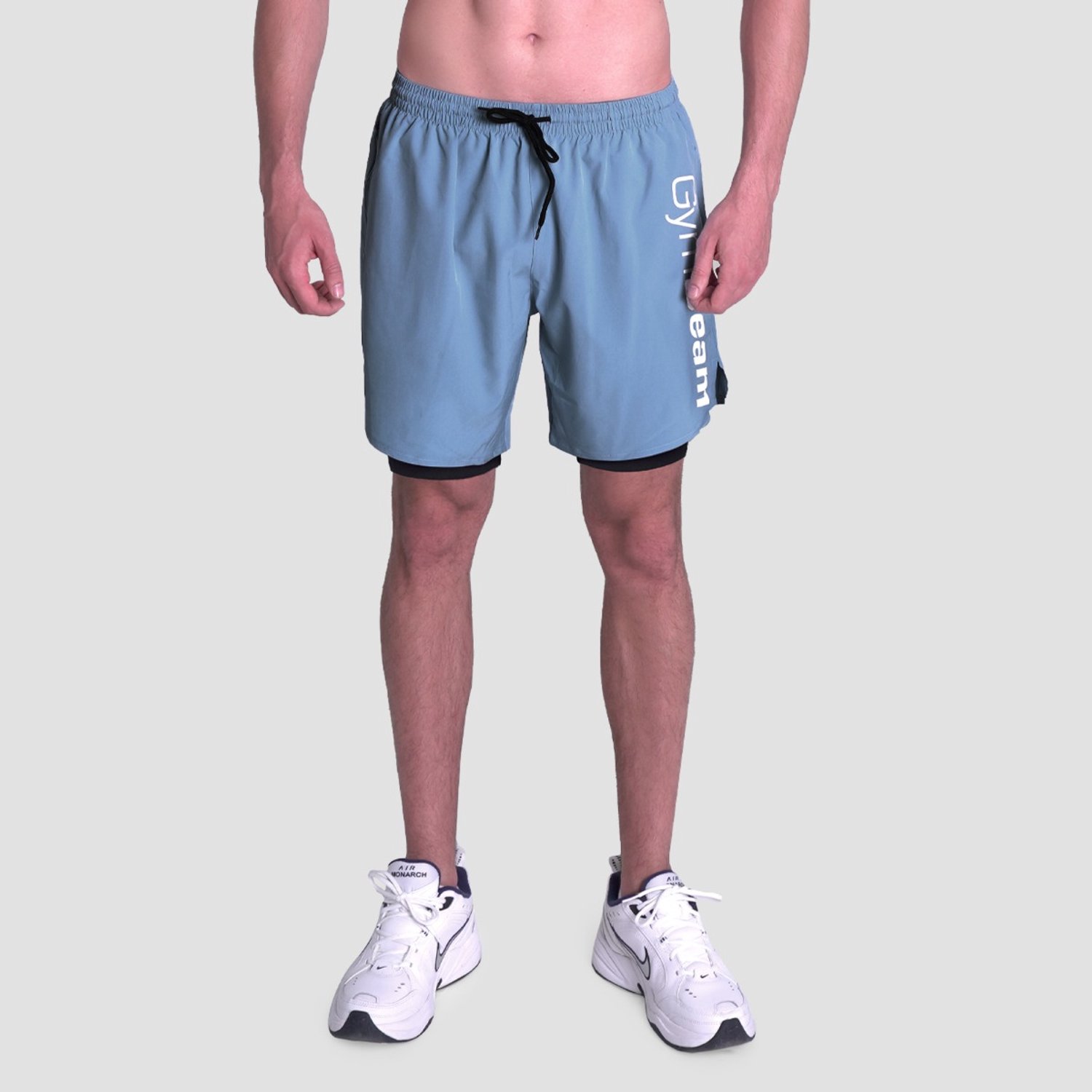 GymBeam 2in1 Korte Broek Essence Blauw M
