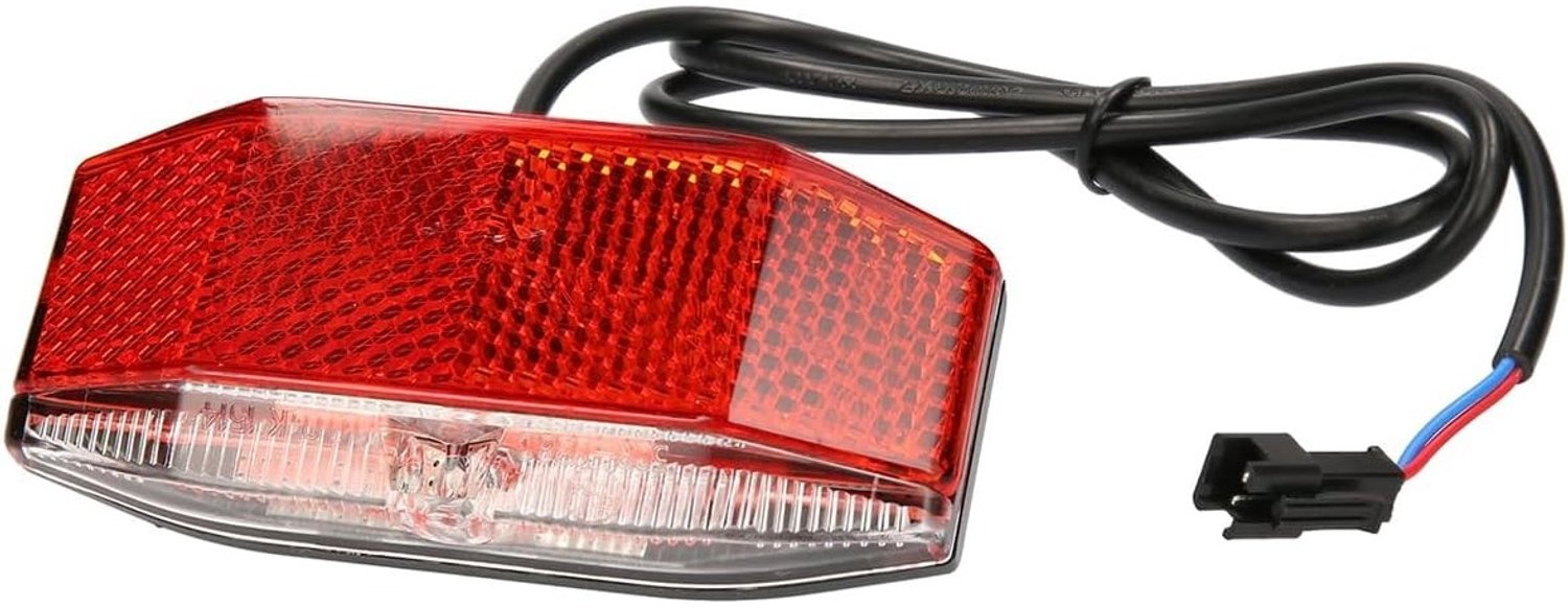 Achterlicht LED - Zwart - Waterdicht - Voor E-Bikes en Elektrische Fietsen
