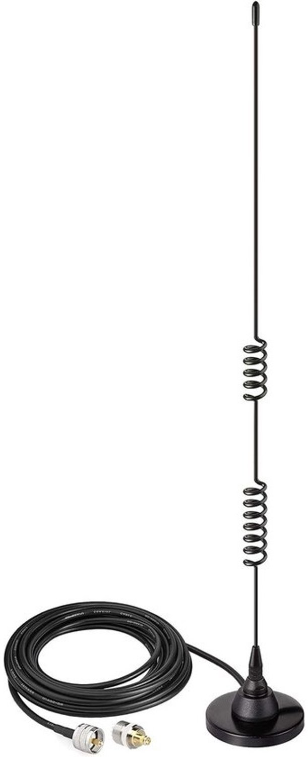 Dualband VHF UHF Autoantenne 144/430MHz met Magnetische Basis en 3m PL259 Kabel
