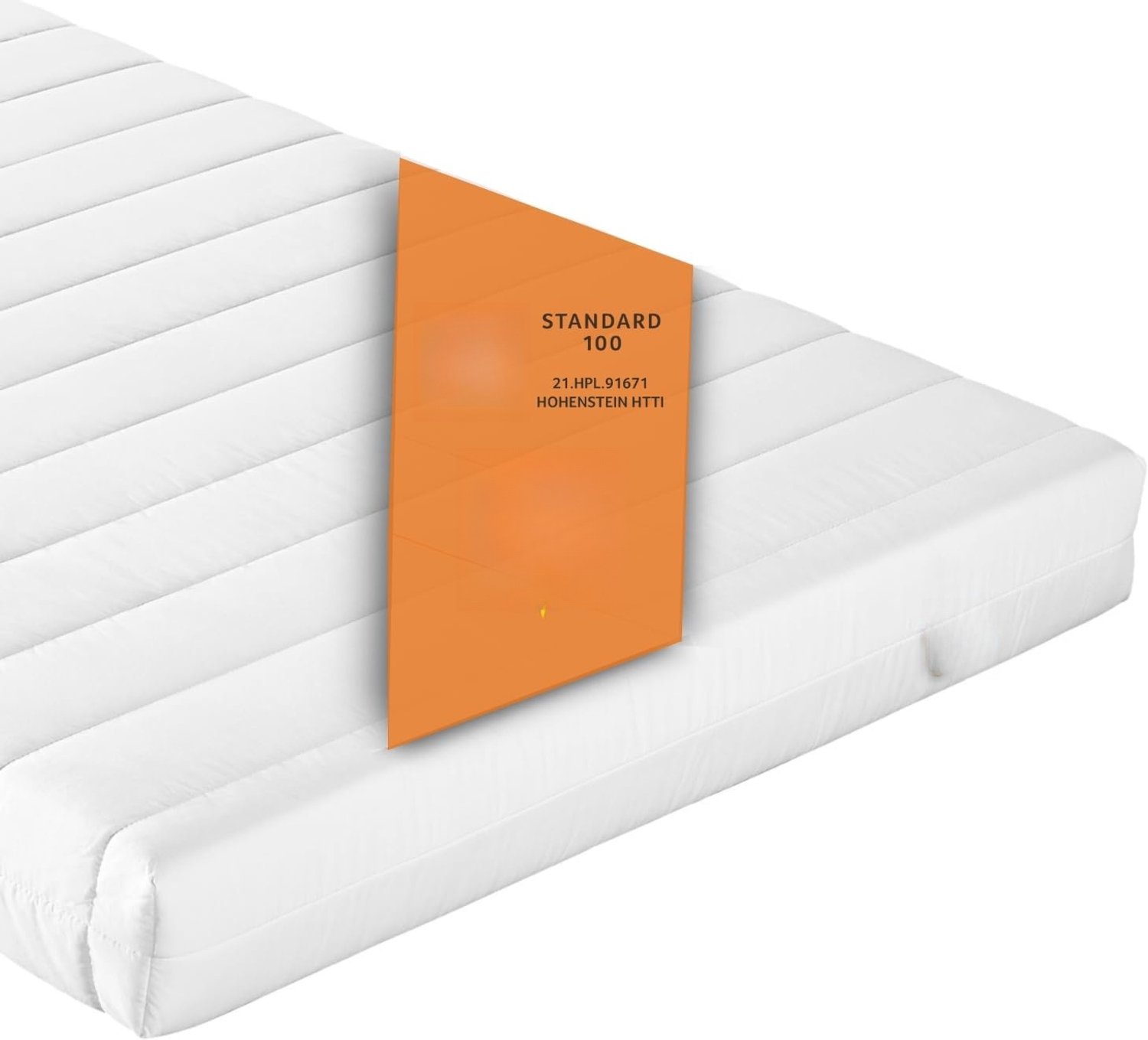 QEVA Matras 80x200cm - Eenpersoons Matras - Schuimmatras - Wit - 200cm x 80cm x 11cm