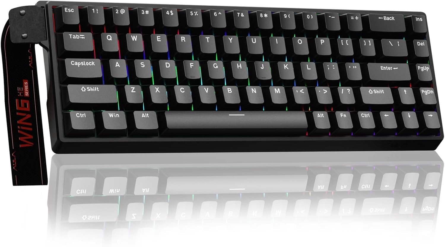 Gaming Toetsenbord - Zwart - 60% - Mechanisch met Hall-effect Schakelaars - Voor Gamers