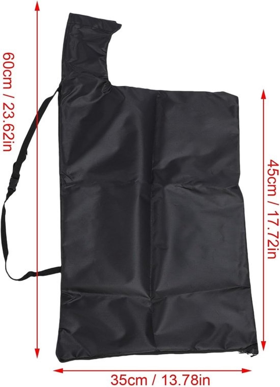 Bladblazer Vacuümzak - Opbergzak Bladblazer - Tuinonderhoud Opslag - Waterdicht Oxford Doek - 60x45x35 cm - Zwart