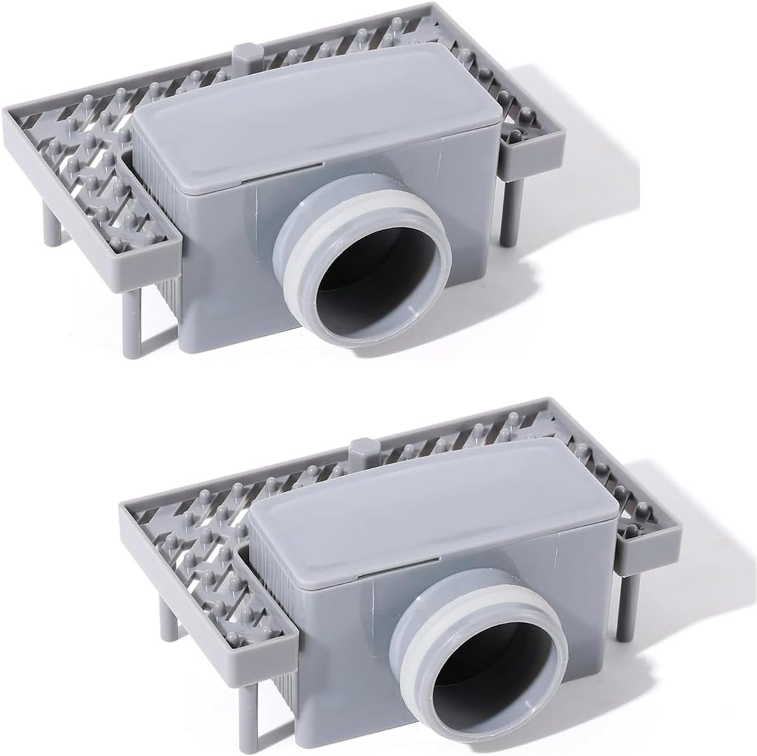 Doucheafvoer Sifon 40mm - Rechte Pijp met Deodoriserende Functie - Frisse Badkamer - 2 Stuks - ShopVlot