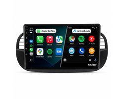 Navibop Autoradio geschikt voor Abarth 500 2005 t/m 2017 - Draadloos Apple CarPlay & Android Auto - 9 inch touchscreen - Android 15 - 4GB/64GB - Navigatie - Bluetooth - DAB+ ready - 2 din