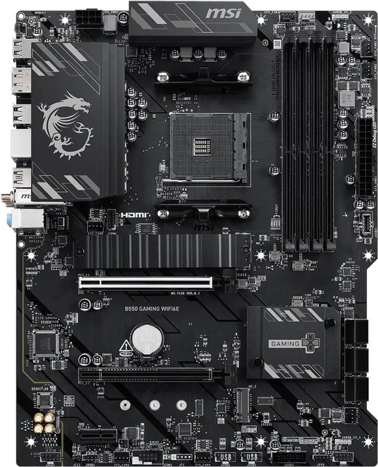 MSI B550 GAMING WIFI6E B550 Socket AM4