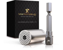 MARKENZEUG Premium universele sleutel, verbeterd concept 2023, universele steeksleutel, innovatief gereedschap, multitool, praktisch handgereedschap m