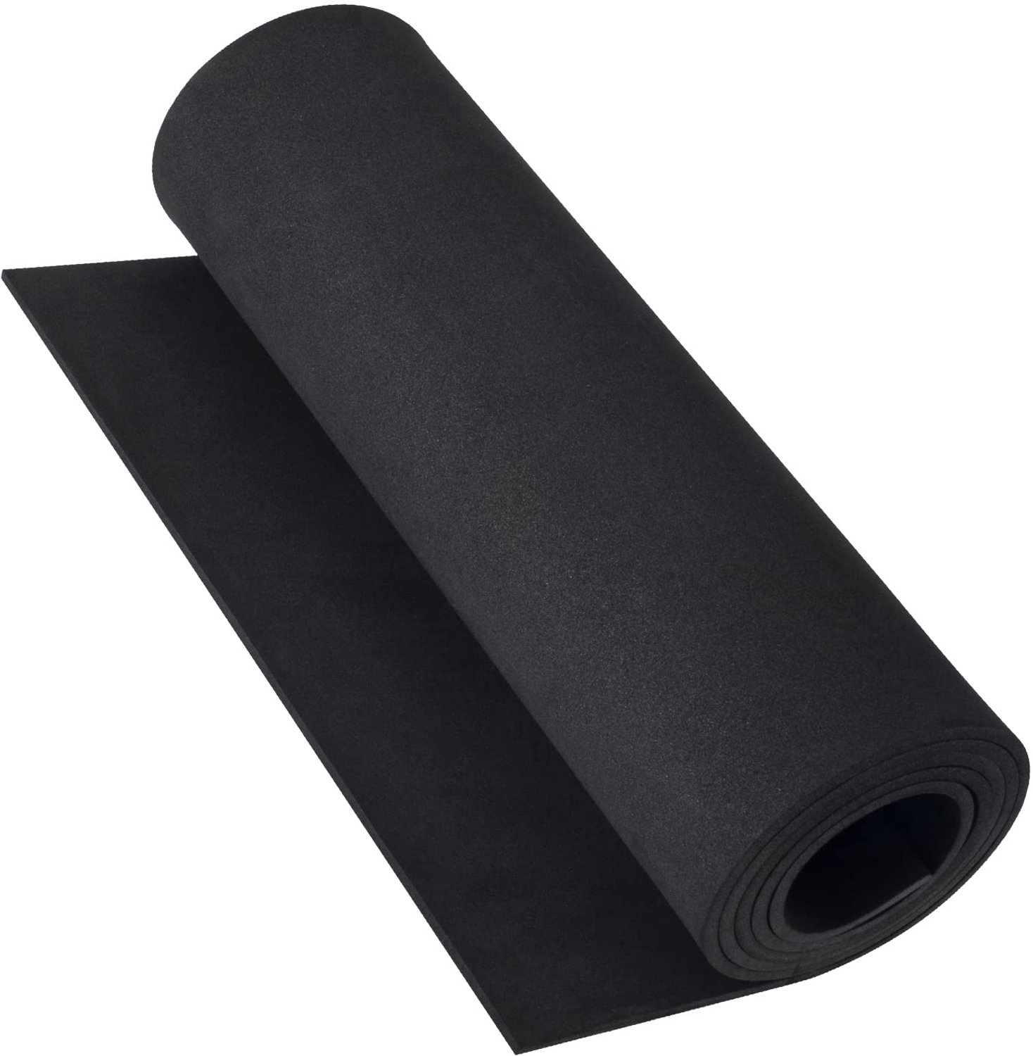 Zwarte 4 mm rol van EVA-schuim, Mearcooh 150 x 35,3 cm premium rollenspel EVA-schuimvellen, 1 stuk dichtheid van 86 kg / m3 voor rollenspelkostuums, h