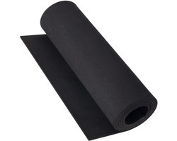 Zwarte 4 mm rol van EVA-schuim, Mearcooh 150 x 35,3 cm premium rollenspel EVA-schuimvellen, 1 stuk dichtheid van 86 kg / m3 voor rollenspelkostuums, h