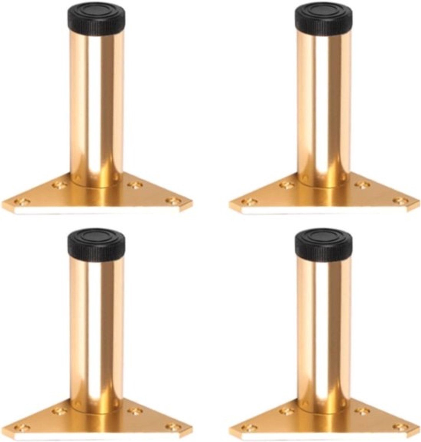 Verstelbare Tafelpoten - Meubelpoten Onderstel - Meubels Opknappen - Sterke Draagkracht - 20 cm - Goud