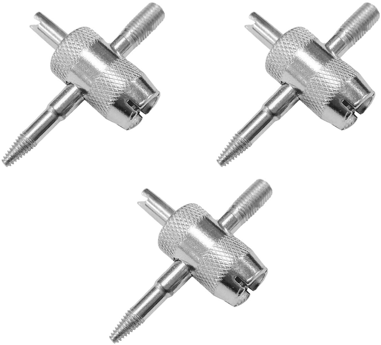 ZEACCT 3-delige ventielkerngereedschapset - 4-in-1 multifunctionele bandenventielstamverwijderaar voor auto's en motorfietsen - compacte en duurzame k