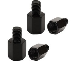 MAEXUS Screws Rearview Mirror Motorcycle Riser Extender M8, Thread Adapter for Rod with Height Adjustable Extension - ShopVlot