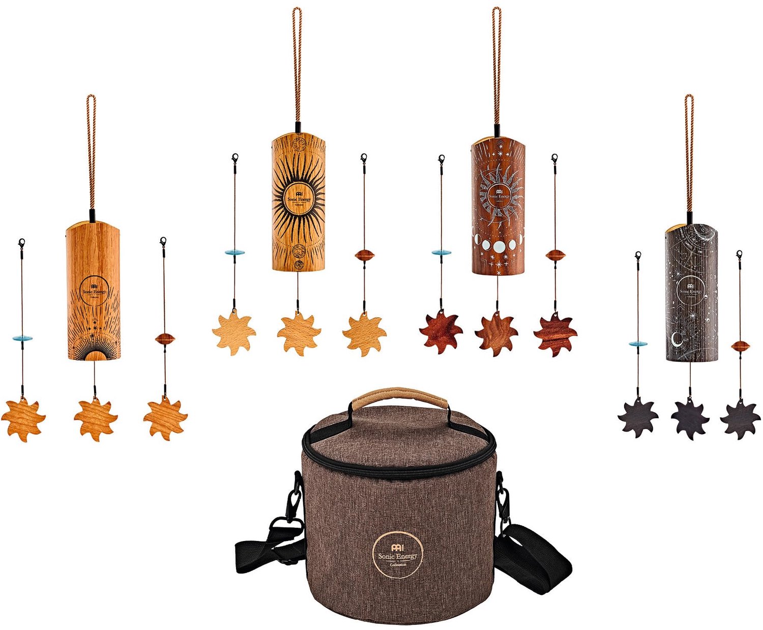 Kosmische Bamboe Chimes Set Voor Kalmerende Meditatie, ASMR, Geluid Healing Therapie en Yoga - ShopVlot