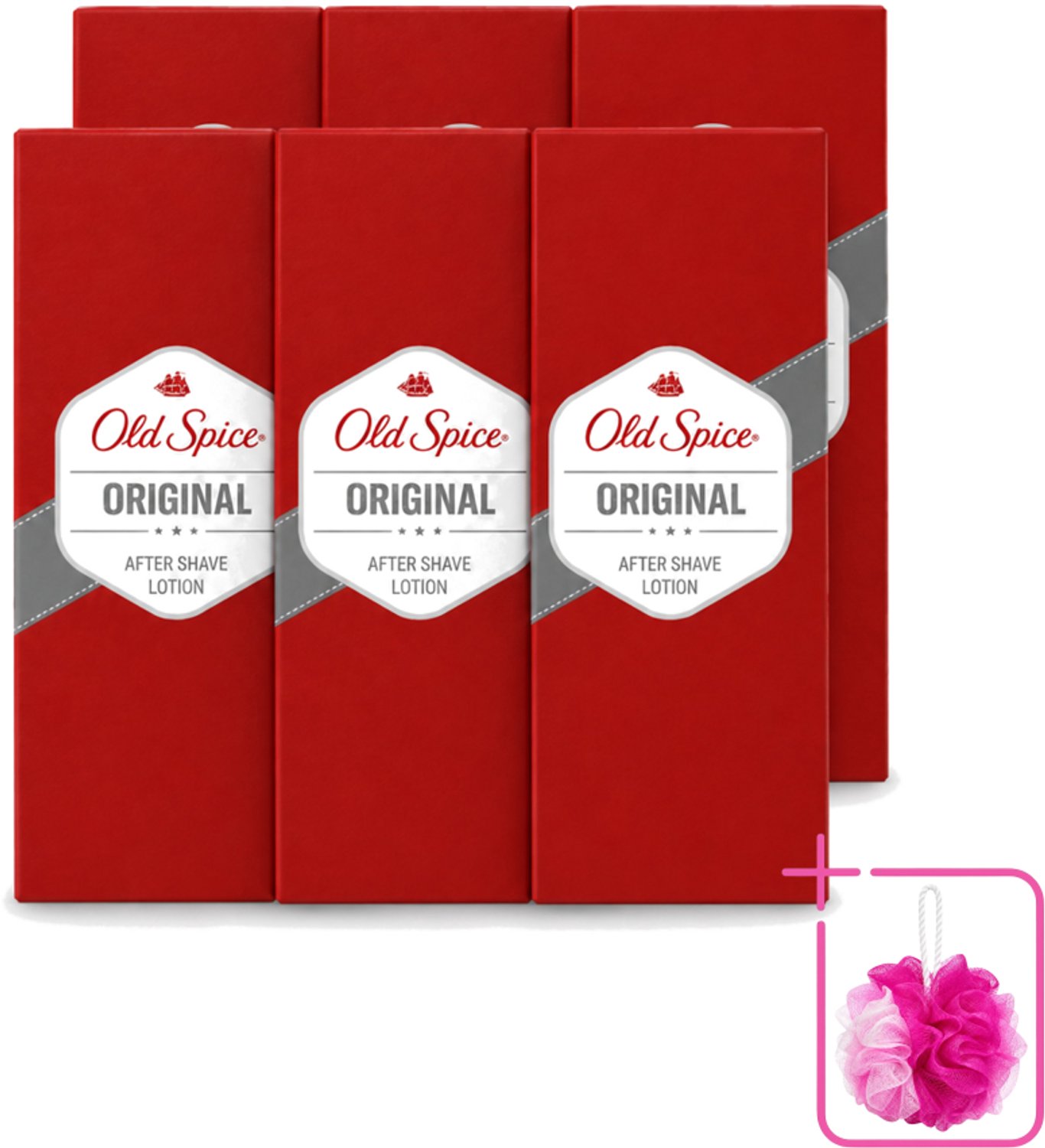 6 x Old Spice - Original - Aftershave Lotion - Verfrissend - 100 ml - Bulkverpakking - Aftershave lotion - Aftershave
