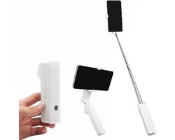 Compacte en uitbreidbare mini selfie stick tot 70 cm, ideaal voor 4.7-7 inch smartphones, lichtgewicht en draagbaar voor perfecte selfies onderweg