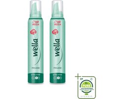 2 x Wella Forte Mousse Extra Strong - Haarmousse - Ultra Sterke Versteviging - Flexibel en Soepel - 200 ml - Grootverpakking - Vaatwasstrips - Haarmousse - Haarversteviging - UV Bescherming - Haar Fixatie - Haar Controle