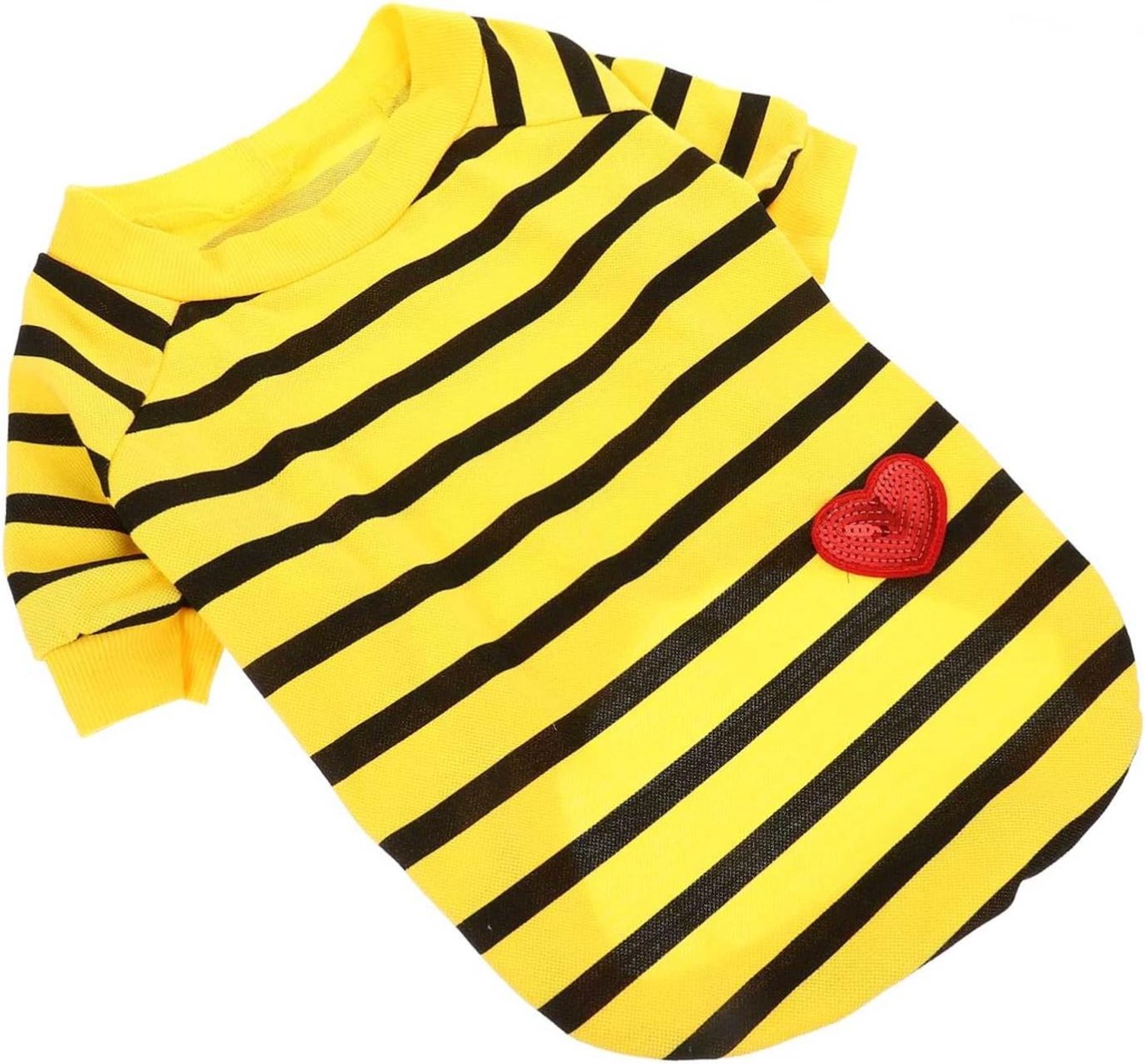 Happyyami Honden T-Shirt Zacht Maat Verzorging Kwispel Puppy Teckel Hondenshirt Moeder Gestreept Huisdierkostuum Pak T-Shirt Hondenshirts Hondenoutfit Comfortabele Hondenkleding Mouw Cool
