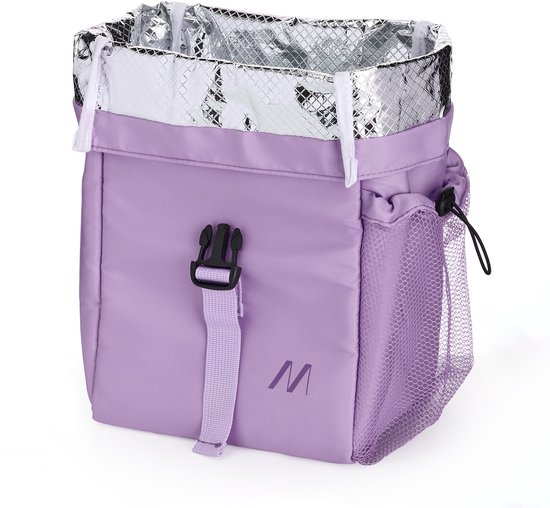 Muitomas Koeltas 15 Liter - Thermische isolatie - Eén centraal compartiment - Zijvak voor fles - Verstelbare schouderriem - Violet van Muitomas — afbeelding 5