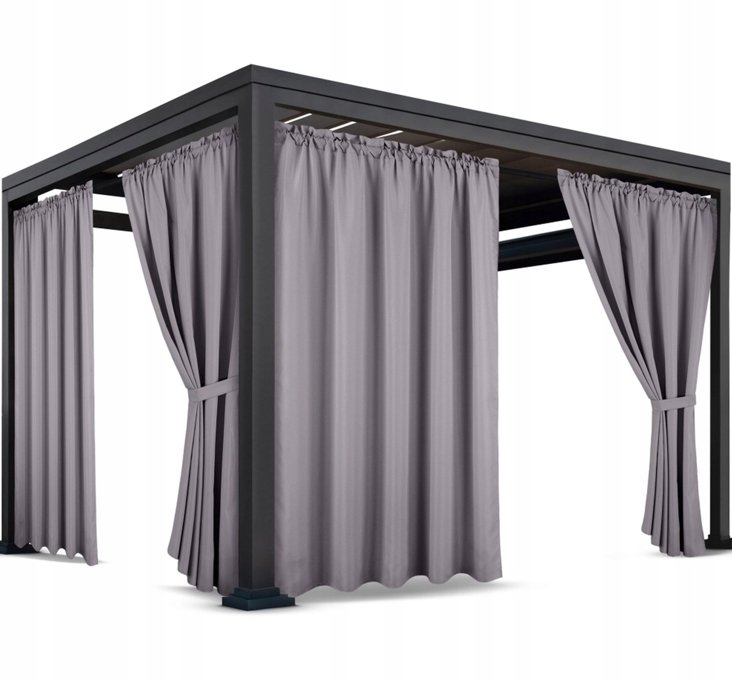 Waterdichte Terrasgordijnen 155x190cm - Tuin & Balkon