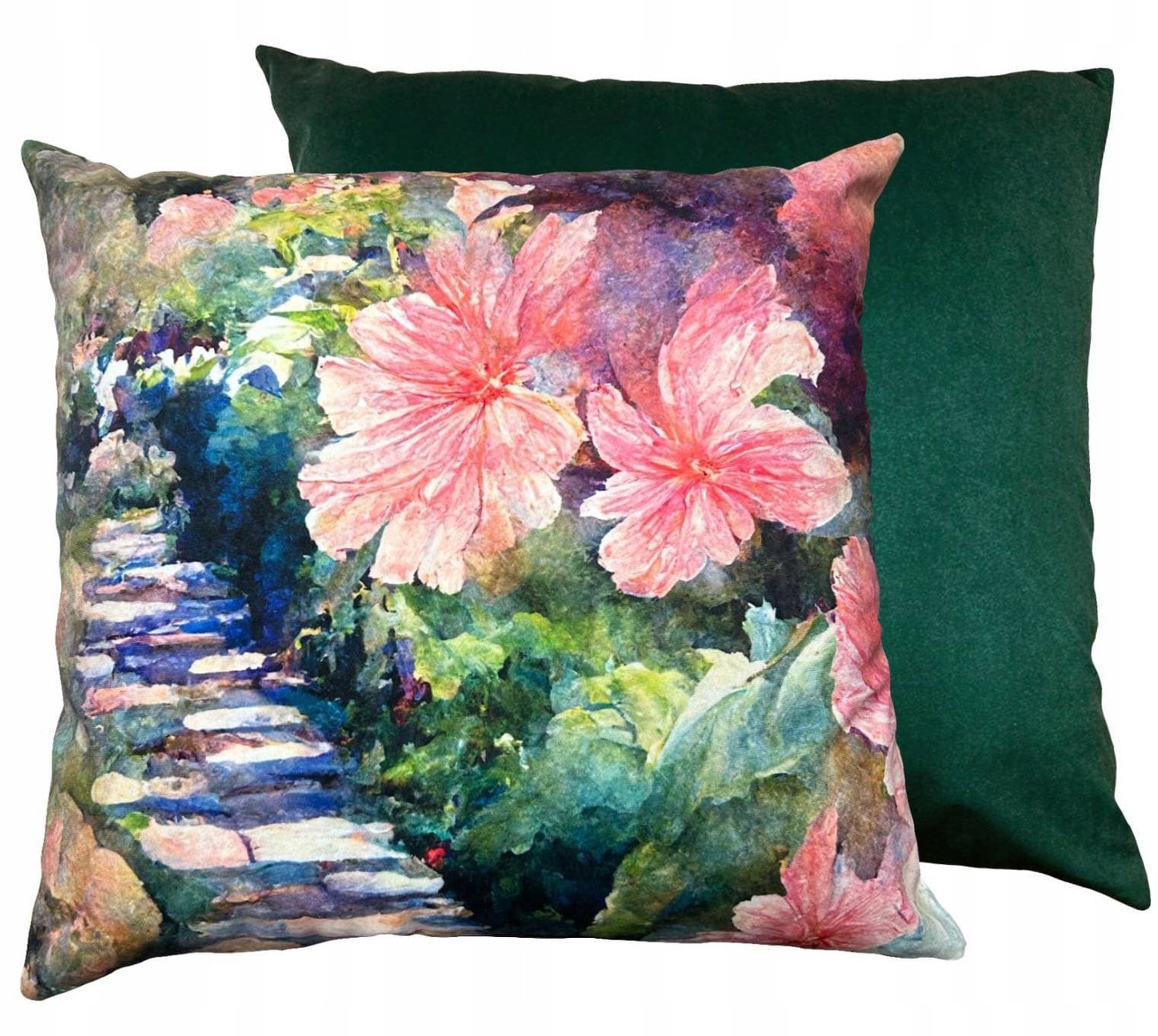 Decoratieve Kussenhoes 45x45 cm - Zacht Velours met Lentepatronen